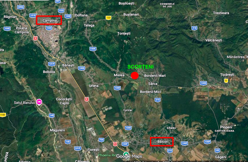 Campina, Baicoi, Scorteni,